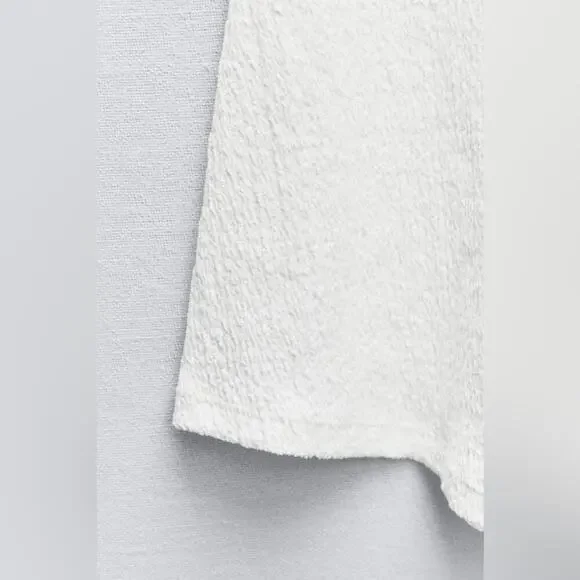 Zara ASYMMETRICAL SKIRT IN RIBBED FABRIC - Picture 10 of 15